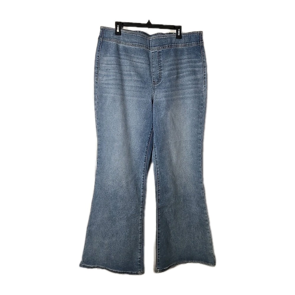 Terra & Sky Womans‎ Plus Size Pullup Jeans Size 18W X 31L NWT